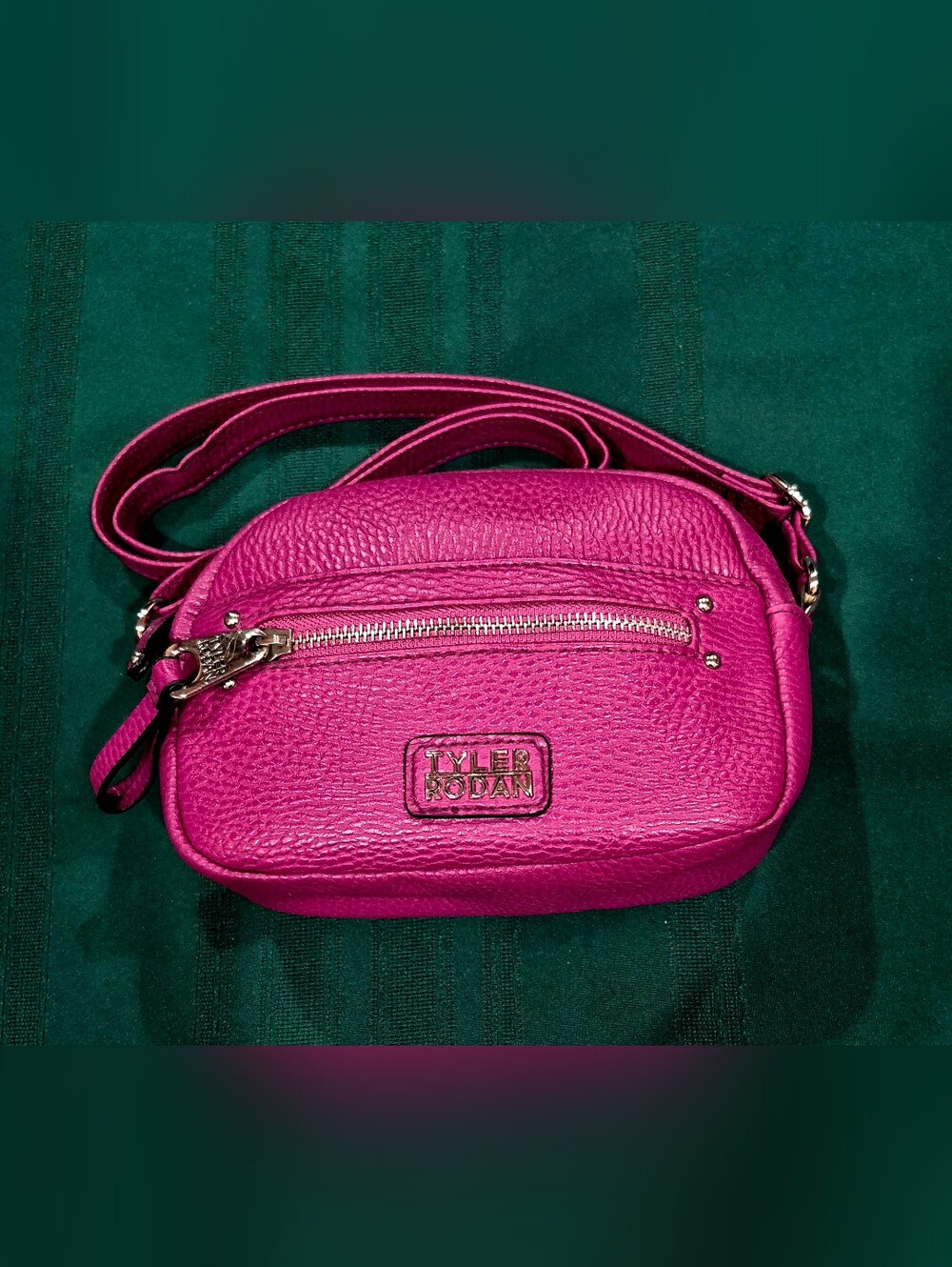 Tyler Rodan Berry Pink  Crossbody/Shoulder Bag (8.5"L x 5"H x 2.5"D)